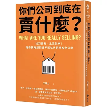 你們公司到底在賣什麼？：找到賣點，生意就來！傳奇策略顧問師不藏私行銷祕笈全公開