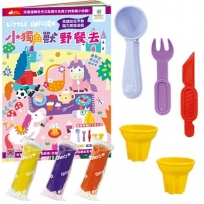 小獨角獸野餐去【隨書附贈精美黏土玩具】