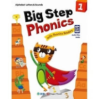 Big Step Phonics with Phonics Readers 1(課本+練習本+線上資源) (附QR CODE音檔隨掃即聽)