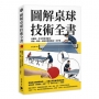 圖解桌球技術全書：從握拍、步法到發球搶攻，橫拍、直拍、削球與實戰戰術一次學會