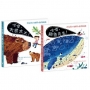跟動物明星打招呼(2)生態啟蒙硬頁翻翻繪本套書(哈囉，鯨魚先生！+哈囉，大熊太太！）